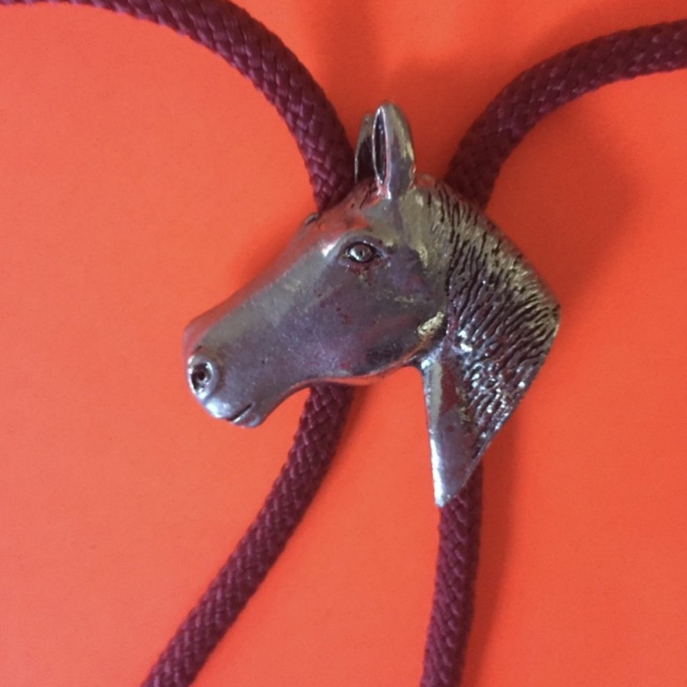 COPY - VINTAGE BOLO and HORSE HEAD TIE